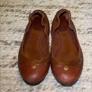 Tory Burch Leather Ballet Flats